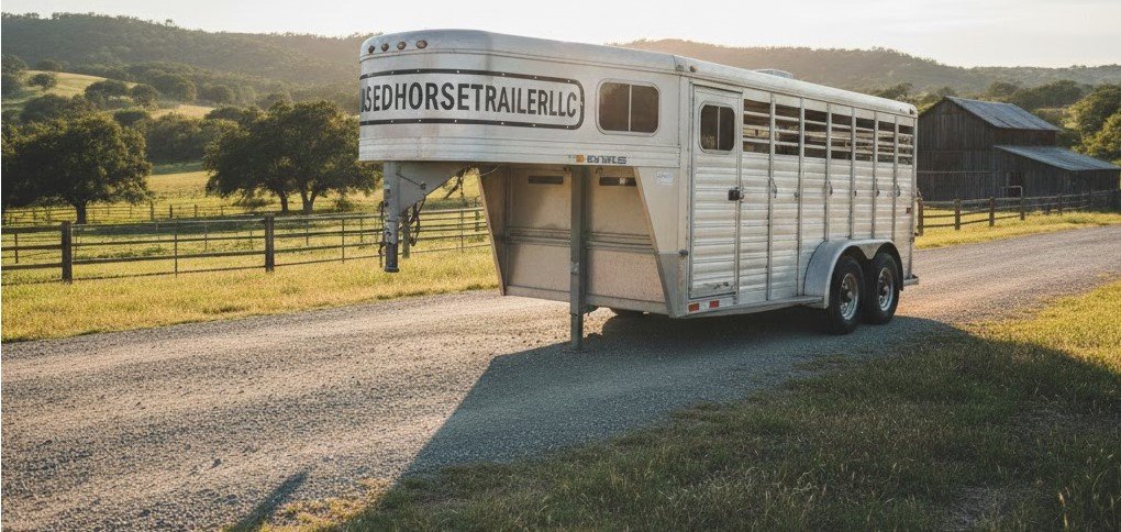 used horse trailers