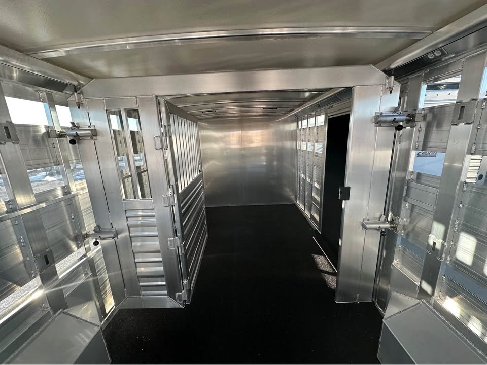 Close up of the Cimarron Fibertech insulated roof designed to keep livestock cool in summer heat