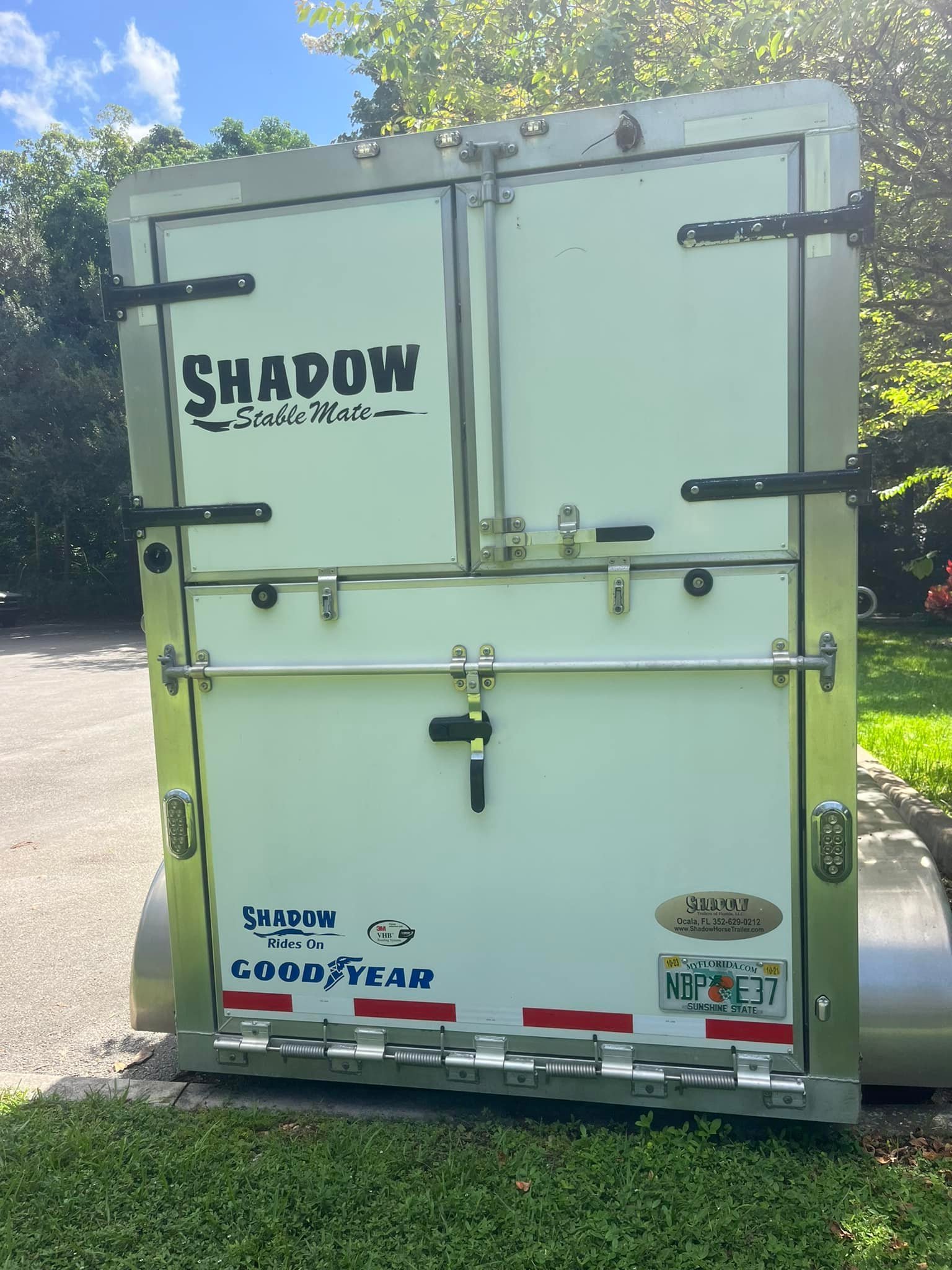 Used Shadow Stablemate Aluminum 2 horse trailer for sale