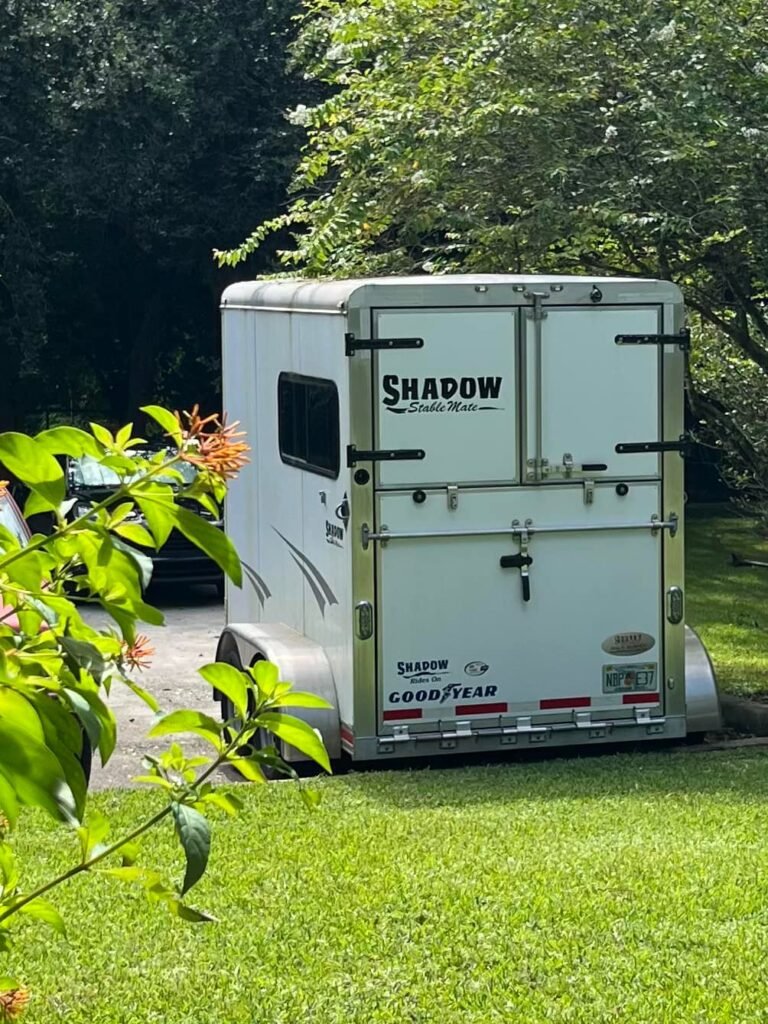 Used Shadow Stablemate Aluminum 2 horse trailer for sale