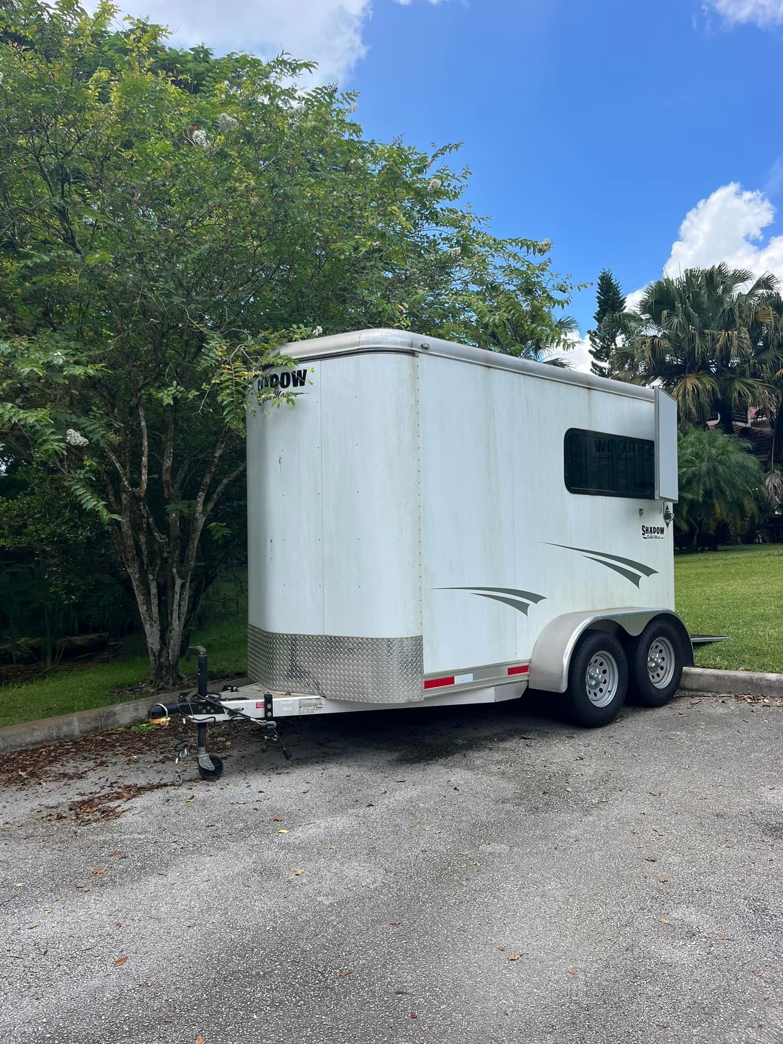 Used Shadow Stablemate Aluminum 2 horse trailer for sale