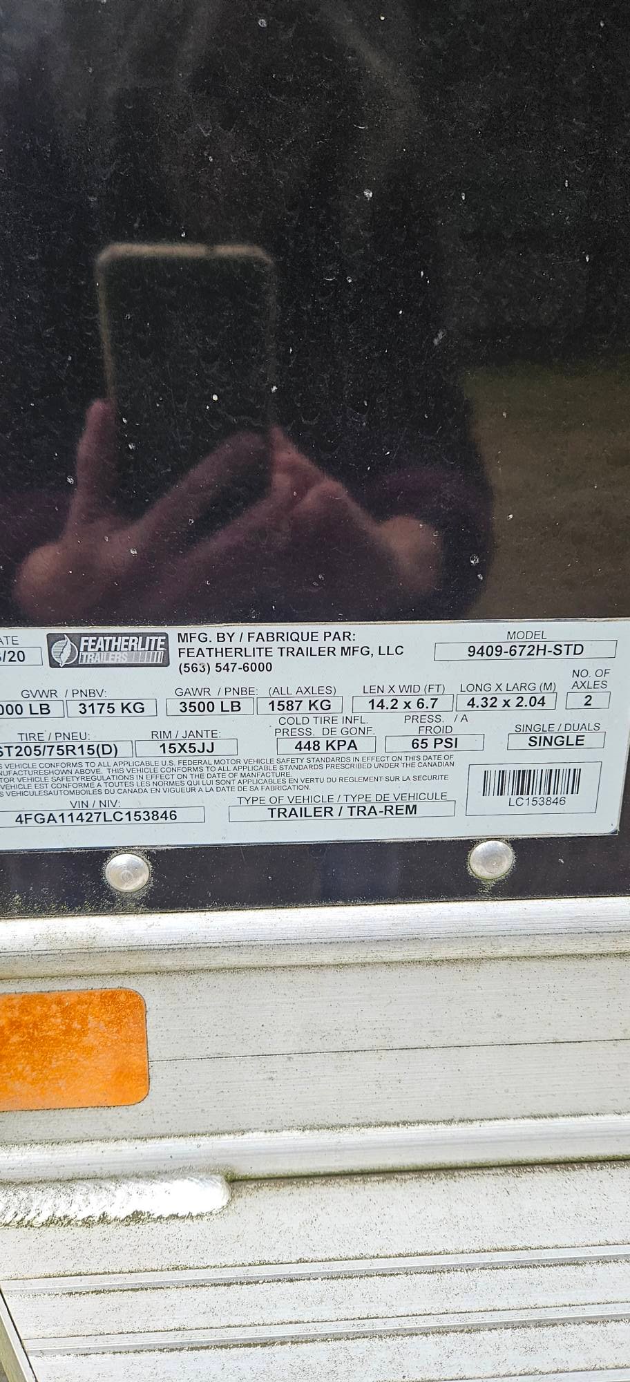 2020 Featherlite 9409-672H 2-Horse Slant Load Bumper Pull Trailer - Image 8