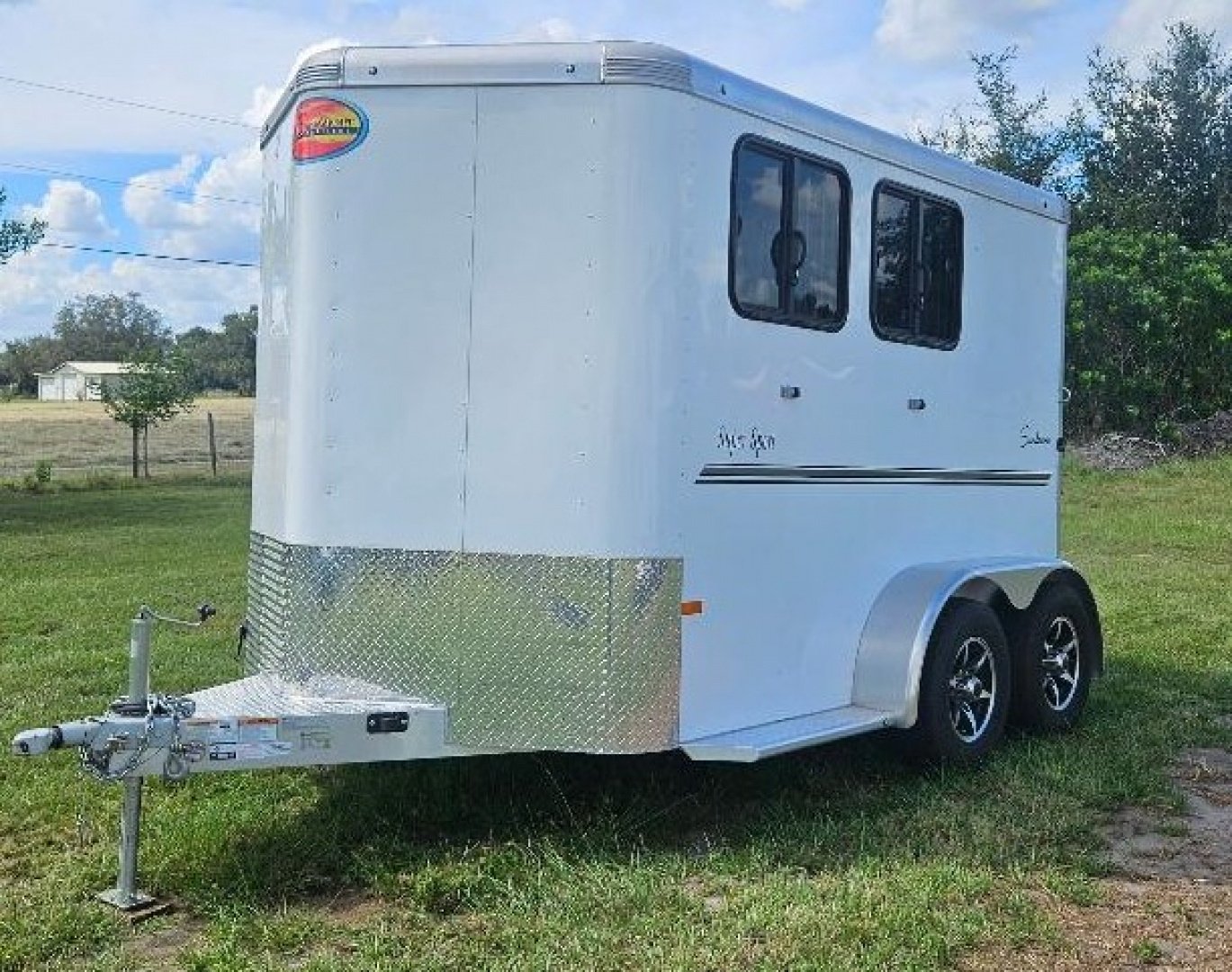 2 horse sundowner trailer for sale